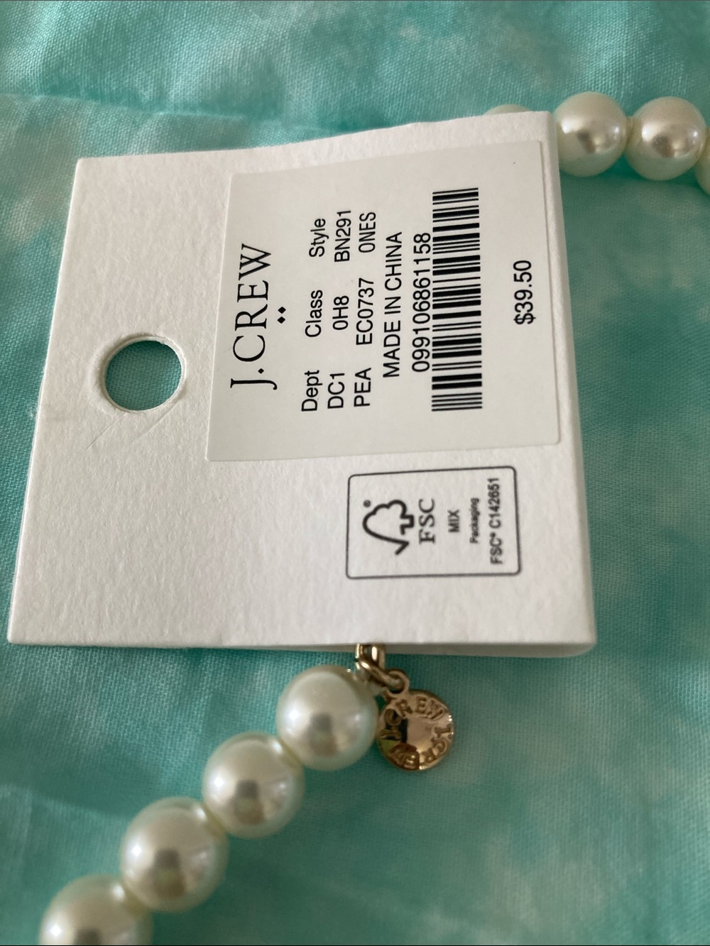 JCrew Factory pearl strand necklace - Picture 3 of 4